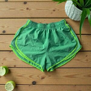 Nike Vibrant Green Women's Athletic Shorts